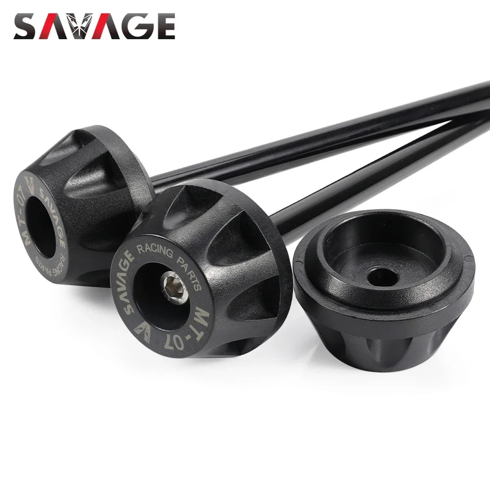 For  Front Rear Axle Crash Sliders for Yamaha MT-07 FZ-07 XSR700 2014-2024