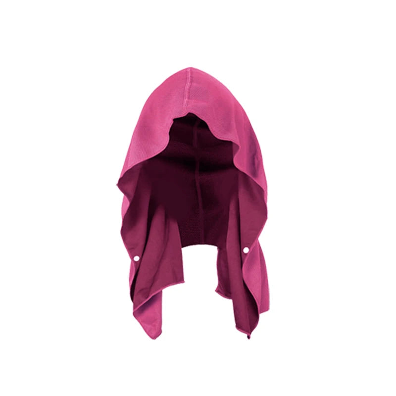 Cooling Hoodie Towel Evaporative Gym Sports Fitness Instant Cool Towel