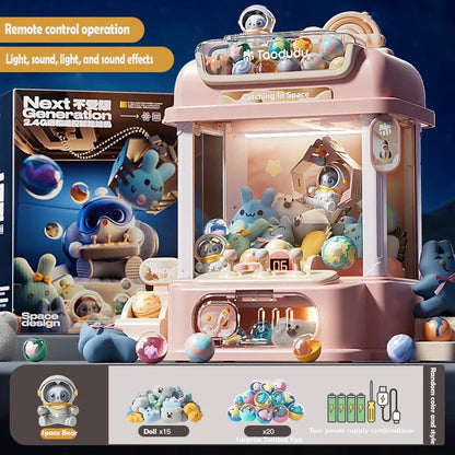 Big Size DIY Doll Machine Kids Coin Operated Play Game Mini Claw Catch Toy Crane Machines Music Doll Children Xmas Gifts Toys-EXPROTAS