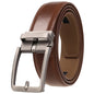 Men's Leather Belt Automatic Buckle 3.5cm Luxury Black Brown