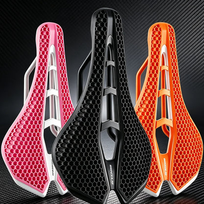 Bike Saddle Ultralight Carbon 3D Printed Cushion for MTB Road Bicycle Seat