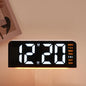 Mood Light Digital Alarm Clock USB LED Snooze Temperature Display 12/24H