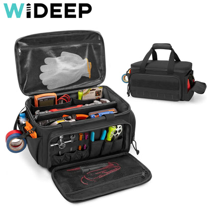 14" Heavy Duty Tool Bag Tactical Work Organizer for Handyman Carpenter