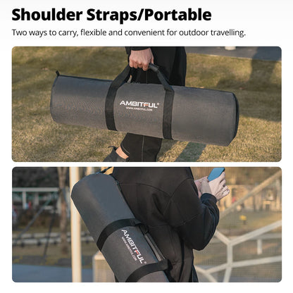 AMBITFUL TB PRO Tripod Bag 50–140cm Padded Carry Case w/ Shoulder Strap