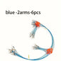 Blue Stainless Steel Fishing Leader Rigs with Snap Saltwater Wire Trace Tackle