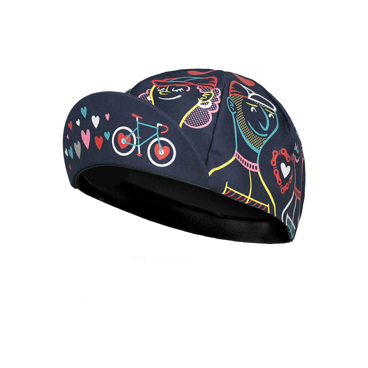 Classic Retro Red Cycling Caps Breathable Summer Hat for Men and Women