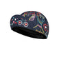 Classic Retro Red Cycling Caps Breathable Summer Hat for Men and Women