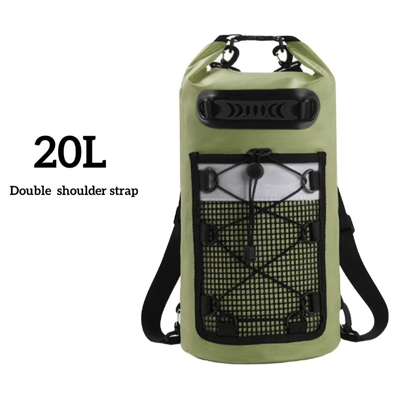 Waterproof Dry Bag Backpack 10L 20L Kayak Surf Swim Rafting Hiking