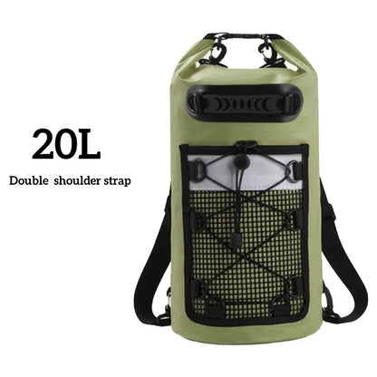 Waterproof Dry Bag Backpack 10L 20L Kayak Surf Swim Rafting Hiking