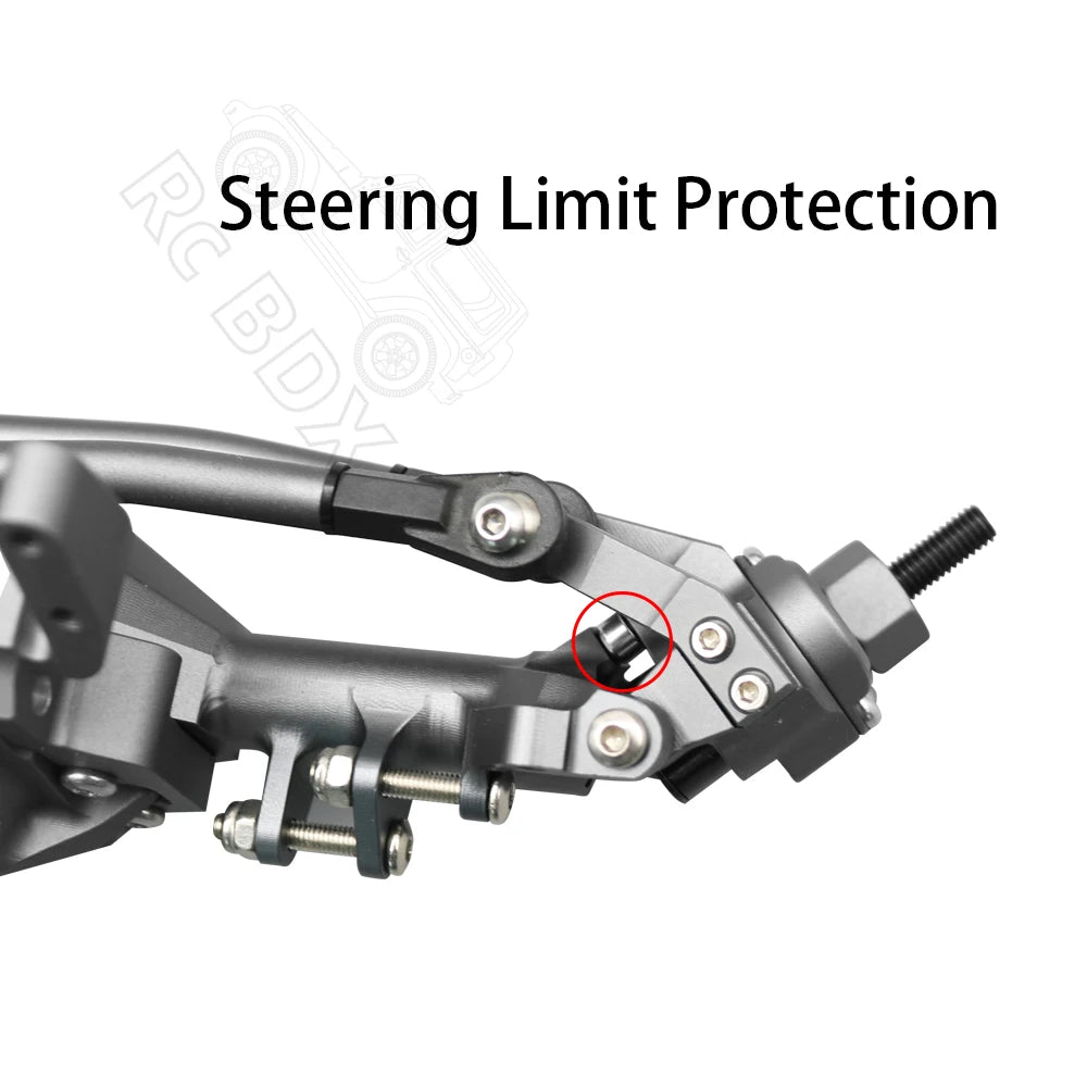 CNC Integrated Front & Rear Portal Axle for 1/10 RC Crawler Axial SCX10 II RGT GEN8 - EXPROTAS