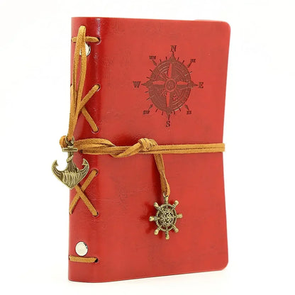 Journal Binder Cover 14x10cm Leather Korean Style Notebook for Diaries