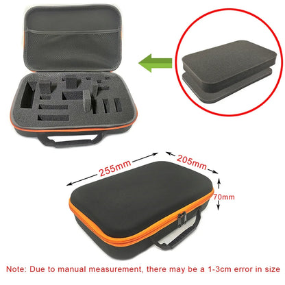 DIY Foam Hard Carry Case Storage Box Travel Zipper Bag Tool Accessories Camera