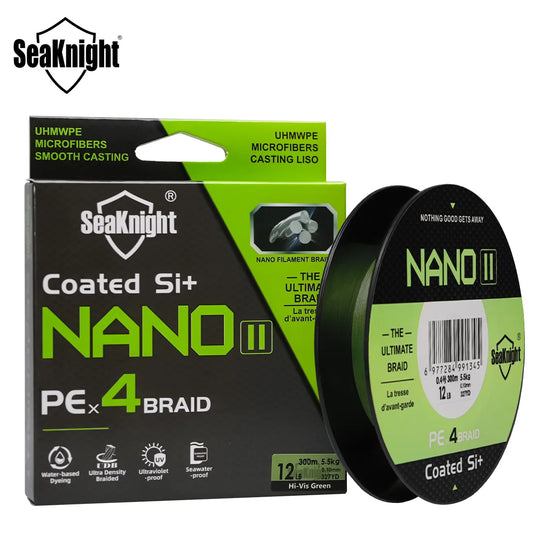 Braided Fishing Line 300M 4 Strands PE Saltwater Abrasion Resistant