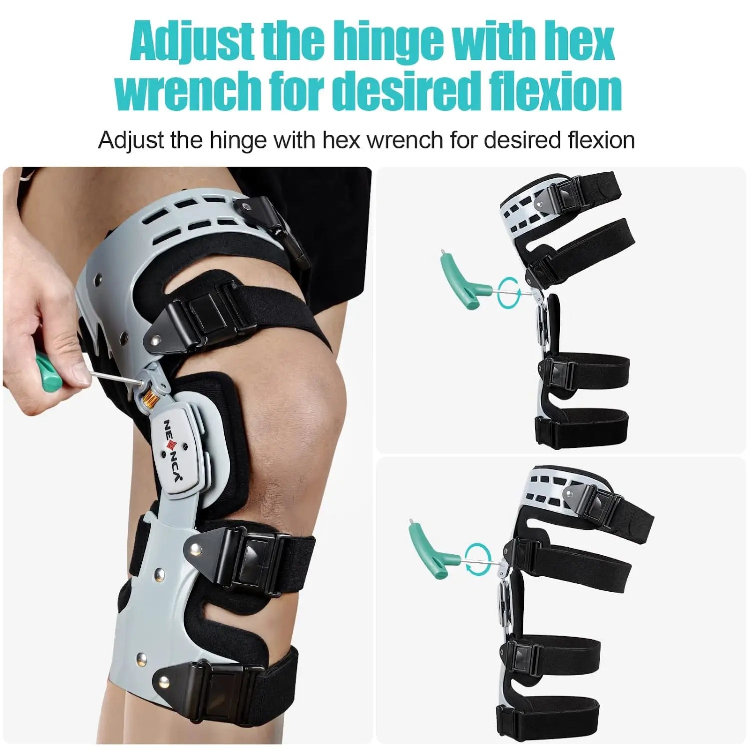 NEENCA OA Unloader Knee Brace Support for Arthritis Pain Osteoarthritis Cartilage Defect Repair Avascular Necrosis-EXPROTAS