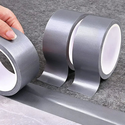 Waterproof Cloth Tape Heavy Duty Duct Gaffer Adhesive Silver 50mm x 50m