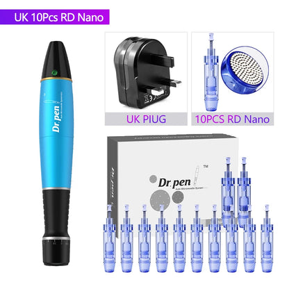 Ultima A1 Auto Micro Pen with 12Pins 0.25mm Needle Cartridges Skin Care