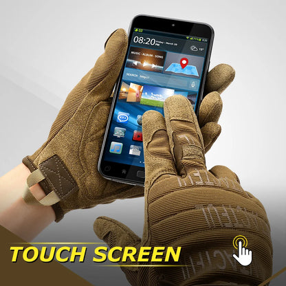 Outdoor Tactical Gloves Full Finger Touch Screen Anti-Skid Cycling Sports