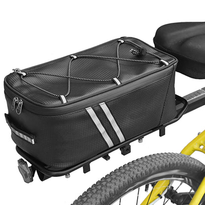 Bike Trunk Bag Waterproof Rear Rack Pannier Bicycle Storage Cover