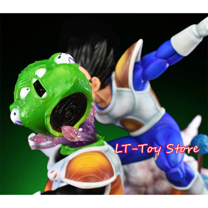 21cm/8.26in Anime Dragon Ball Z Figure Vegeta vs Guldo Action Figure Ginyu Force Statue Collectible Model Toys Gift-EXPROTAS