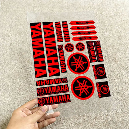 Car Motorcycle Reflective Warning Stickers for Helmet Bicycle Decal Black