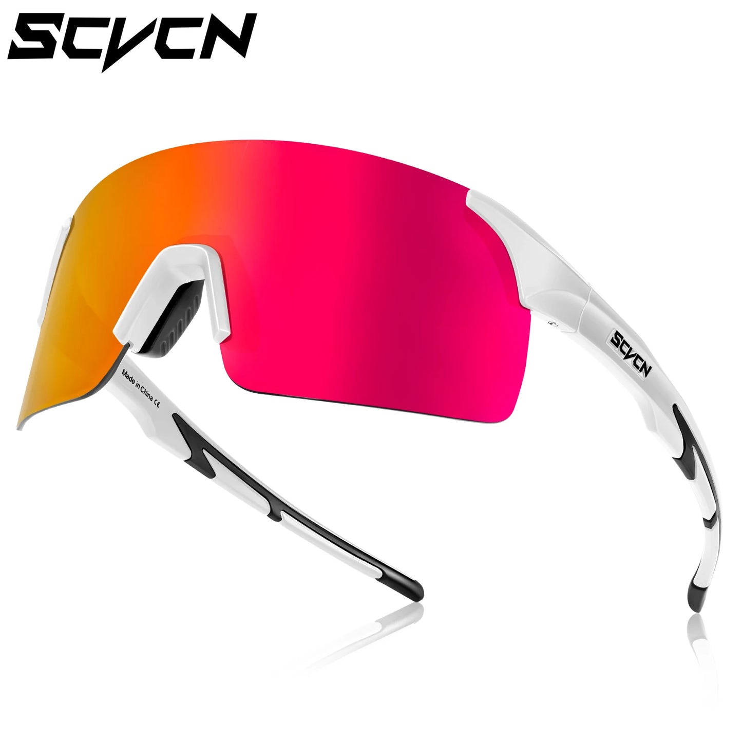 SCVCN Photochromic Cycling Glasses UV400 Anti-Fog MTB Sunglasses Men/Women