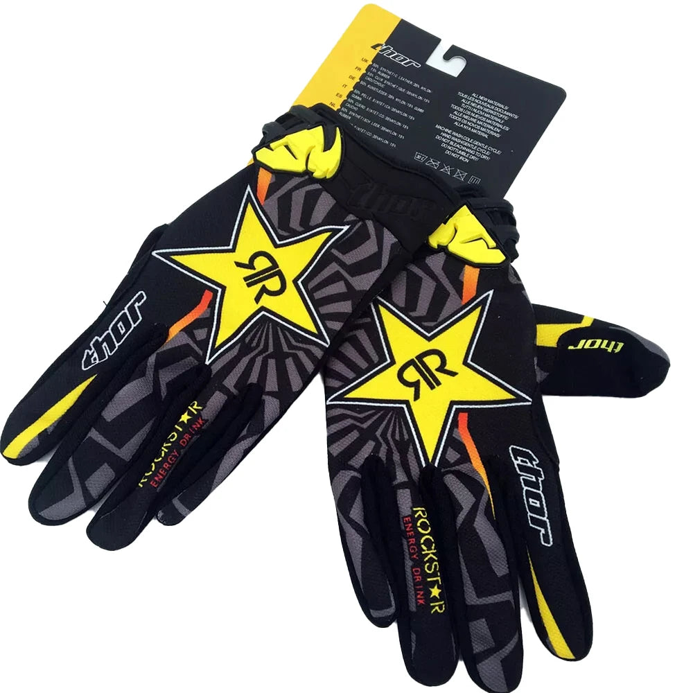 2024 Rockstar THOR Cycling Gloves MTB MX DH Motorcycle Off-Road Riding