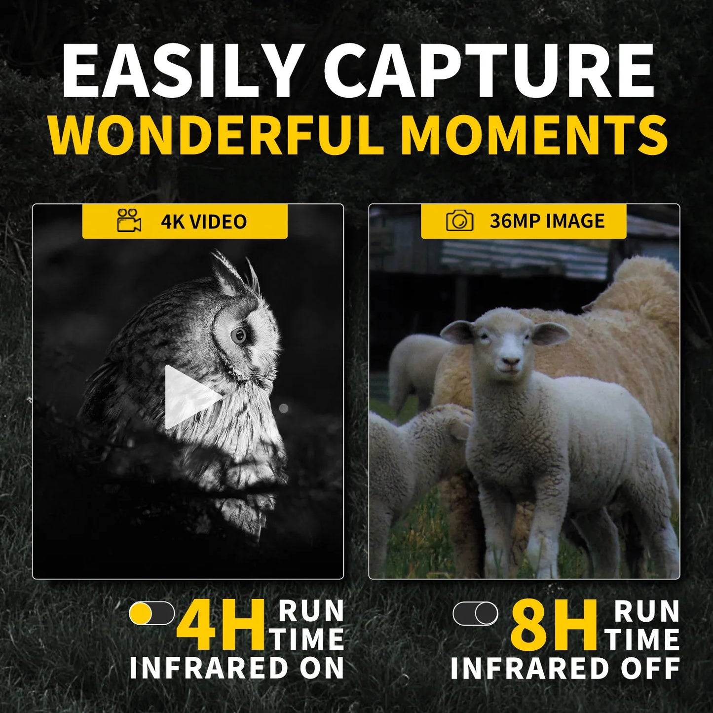 Night Vision Monocular 6X Digital Zoom 300m Hunting Camping Scope HD