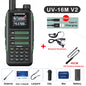 Baofeng UV16M Two Way Radio Walkie Talkie Long Range UHF VHF AM FM