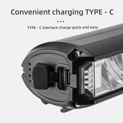 Offbondage Bicycle Light Front 900Lumen USB Rechargeable Waterproof Flashlight