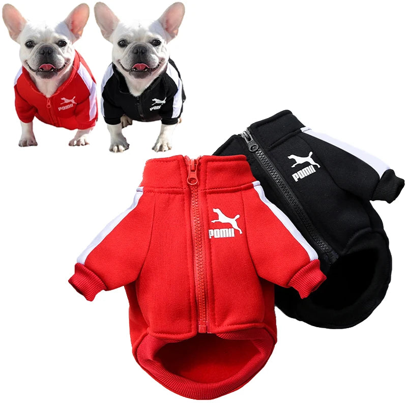 Baseball Dog Jacket for Small Medium Pets Winter Coat Clothing Outfit