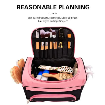 Makeup Bag Portable Cosmetic Organizer for Salon Nail Art Travel