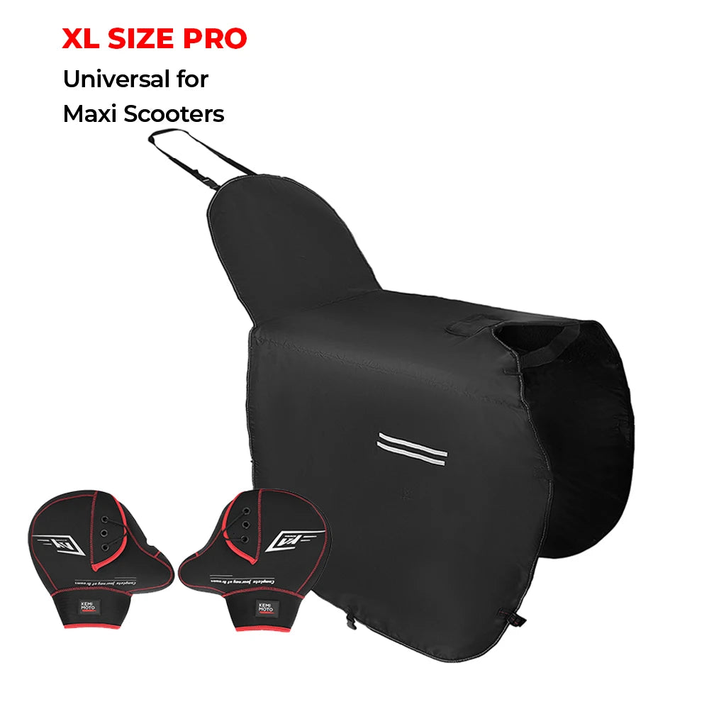 KEMiMOTO Knee Warmer Protector Leg Cover For Scooters Motorcycle Winter Quilt Windproof Water Repellent For Honda For Vespa-EXPROTAS