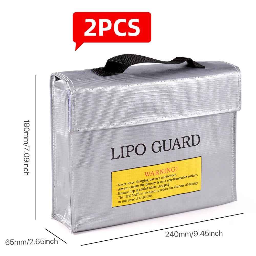 RC Lipo Bag Fireproof Explosion-Proof Safety Guard Portable 155mm Battery