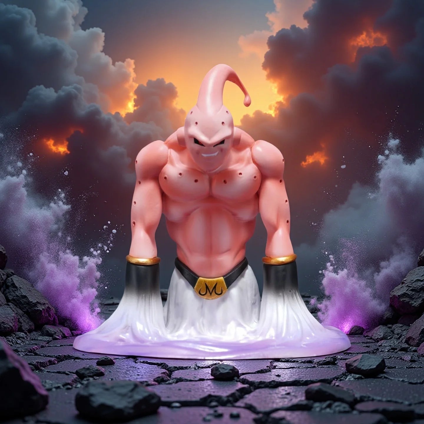 13cm Dragon Ball Majin Buu Evil PVC Figure Anime Statue Collectible Model Gift