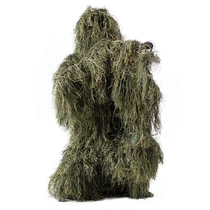 3D Ghillie Suit Camo Set 5PCS Withered Grass Hunting Outfit for Outdoor
