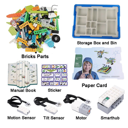 NEW WeDo 2.0 Core Set Robotics STEAM Boxed Kit Compatible with 45300 We-Do Building Blocks DIY Educational Toys Christmas Gifts-EXPROTAS
