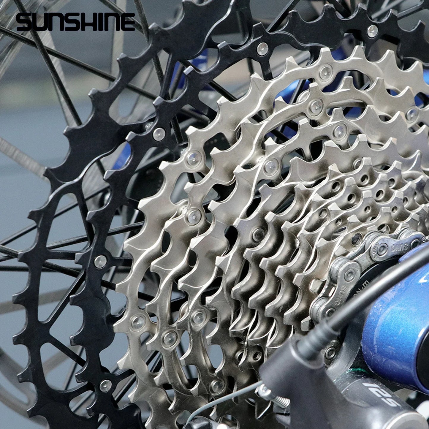 SUNSHINE Ultralight MTB Bike Cassette HG 9–13 Speed Carbon Steel Sprocket - EXPROTAS