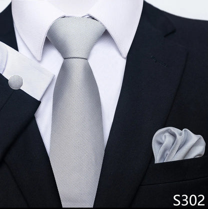 EXPROTAS Tie Pocket Square 8cm Wedding Formal Men’s Accessories