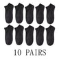 5/10-Pack Unisex Comfort-Fit Ankle Socks Lightweight Breathable Sports Wear