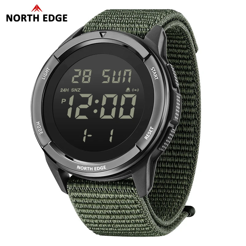 Men's Waterproof Digital Watches Outdoor Sports 50M North Edge Terrax