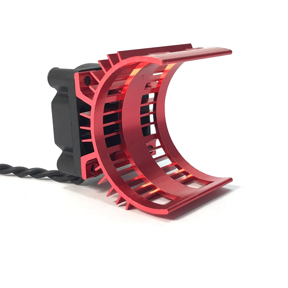 Motor Heatsink Cover RC Car Cooling Fan 540 550 Parts for Wltoys 124017