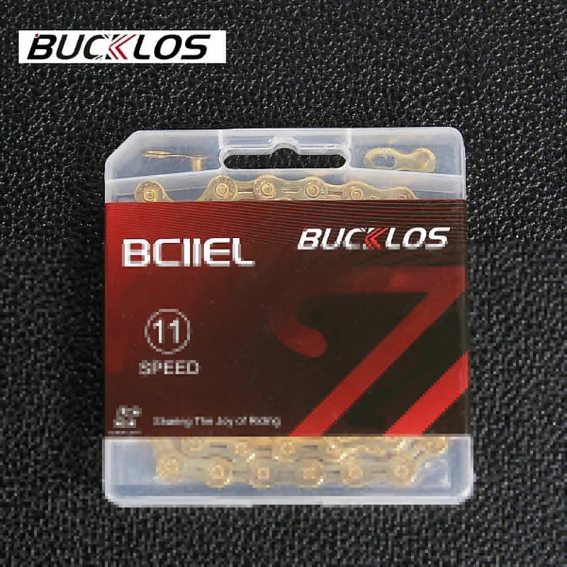 MTB Road Bike Chain BUCKLOS 8-12 Speed 116/126 Links Bicycle