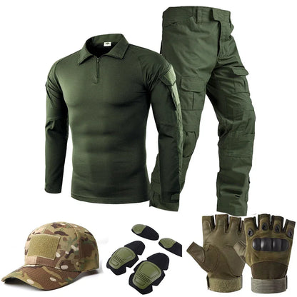 Tactical Uniform Suit Airsoft Hunting Camouflage Pants Shirts Military Clothing