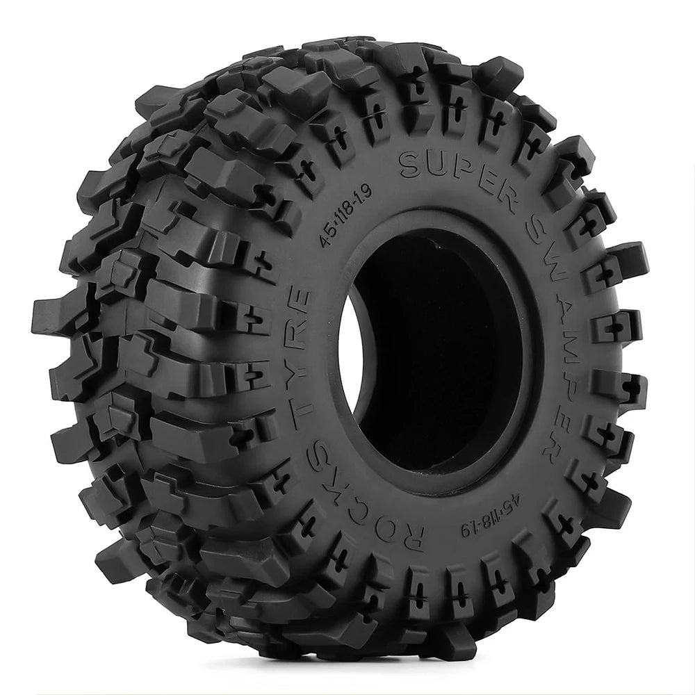 RED SPIDER 1.9 Rubber Tires for 1/10 RC Crawler TRX4 TRX6 Axial SCX10 II III Set