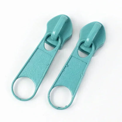 50/100/200Pcs 3#5# Zipper Slider For Nylon Zippers Bag Garment Zip Puller Backpack Pocket Zips Repair Kit DIY Sewing Accessories