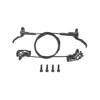 Silicone Protective Cover Hydraulic Disc Brake Set 4-Piston 800mm/1400mm MTB