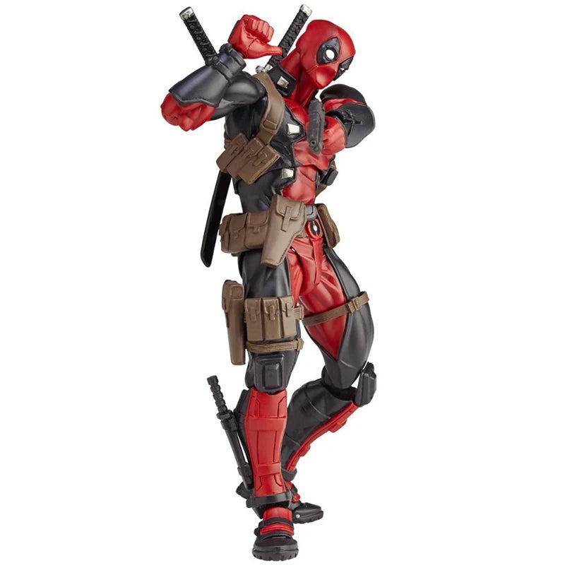 Yamaguchi Revoltech EPIC Deadpool Action Figure Ultimate X-Men Deadpool Super Hero Figure Toys Collectible Model Doll Gifts-EXPROTAS
