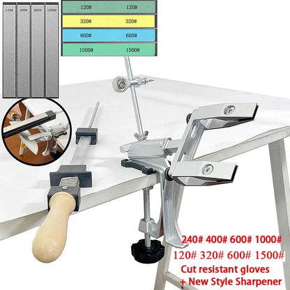2023 New Upgraded Fixed Angle Knife Sharpener 360° Rotary Knife Household Whetstone Diamond Sets Kitchen Professional Sharpening-EXPROTAS