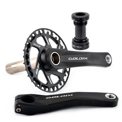 GOLDIX Child Bike Crankset 110/127/140/150/155mm Chain Guard Forged Alloy - EXPROTAS