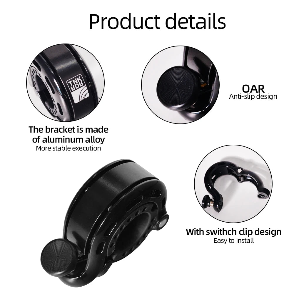 110dB Bell Loud Bicycle Horn Alloy Handlebar Bike MTB Cycling Sound